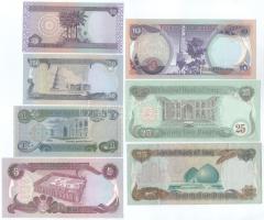 Irak DN(1979-2003) 1D - 250D (7xklf) T:AU, közte egy F
Iraq ND(1979-2003) 1 Dinar - 250 Dinars (7xd...