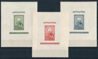 1951 80 éves a magyar bélyeg vágott blokksor (120.000)