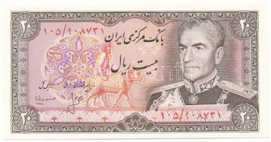 Irán DN(1974-1979) 20R "Mohammad Reza Pahlavi" T:UNC,AU Iran ND(1974-1979) 20 Rials "Mohammad Reza Pahlavi" C:UNC,AU Krause P#100