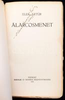 Elek Artúr: Álarcosmenet. Bp., 1913, Nyugat. Kiadói papírkötés, gerinc, borítólap sérült, viseltes á...