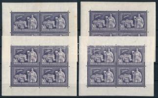 1949 Bélyegnap 4 kisív (28.000)