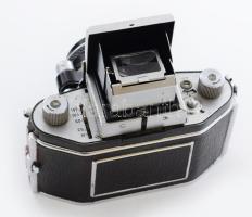 Ihagee Exa Dresden fényképezőgép, Carl Zeiss Tessar 2,8/50 objektívvel bőrtokban