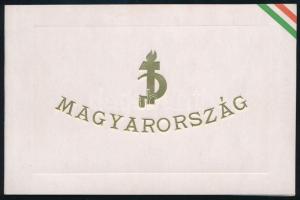 1950 UPU fogazott és vágott bélyeg Magyarország feliratú dísztokban. Ritka! (26.000)