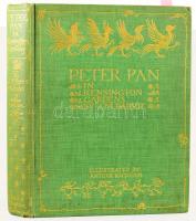 Barrie, J. M.: Peter Pan in Kensington Gardens. Illustrated: Arthur Rackham. London, 1906, Hodder &amp; Stoughton. Kiadói egészvászon kötés, jó állapotban.