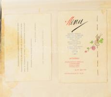 1906 Pozsony - Rákoskeresztúr, Sonnenfeld Mathild és Stern József esküvőjére szóló üdvözlő táviratok...