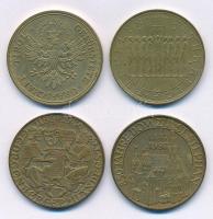 Ausztria 1980-1997. 20Sch Al-Ni-bronz (4xklf) T:XF,VF
Austria 1980-1997. 20 Schilling Al-Ni-bronze ...