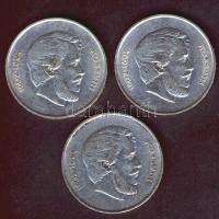 1947. 5Ft Ag "Kossuth" (3x) T:2,2/3 ph.