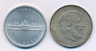 1945. 5P Al "Parlament" + 1947. 5Ft Ag "Kossuth" T:XF ph
