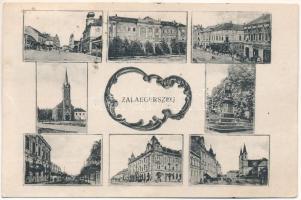 1923 Zalaegerszeg, mozaiklap. Dohánytőzsde kiadása. Art Nouveau, floral (gyűrődés / crease)