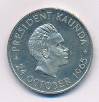 Zambia 1965. 5Sh Cu-Ni "Függetlenség - Kaunda elnök" T:XF Zambia 1965. 5 Shillings Cu-Ni "Independence - President Kaunda" C:XF Krause KM#4