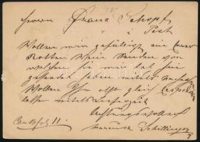 1872 Díjjegyes levelezőlap "MOZGÓ POSTA TEMESVÁR- PEST"