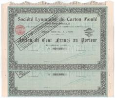 Vegyes 18db-os külföldi részvény és kötvény tétel, közte: Franciaország / Cholet 1895. "Société...