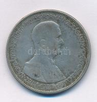 1930. 5P Ag "Horthy jobbra" T:F patina Adamo P8
