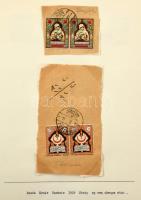 Törökország Vörös félhold kényszerfelár bélyegek gyűjtemény, kb 150 bélyeg albumban