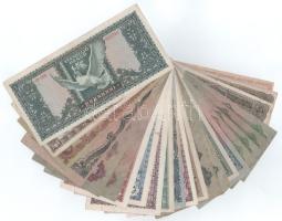 Vegyes 25db-os pengő bankjegy tétel, közte kevés korona és 1930. 20P (2x) valamint 1946. 100.000BP T...