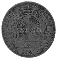 Német államok / Würzburg 1774. 20kr Ag "Seinsheim-i Frigyes Ádám" (6,53g) T:VF
German sta...