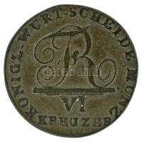 Német államok / Württemberg 1808. 6kr billon T:XF,VF German states / Württemberg 1808. 6 Kreuzer billon C:XF,VF Krause KM#495