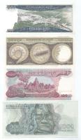 Kambodzsa DN(1972) 100R (3xklf) + DN(1972-1973) 1000R T:UNC,AU
Cambodia ND(1972) 100 Riels (3xdiff)...