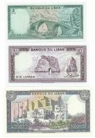 Libanon 1986. 5L + 10L + 1988. 50L T:UNC,AU, sarokhajlás
Lebanon 1986. 5 Livres + 10 Livres + 1988....