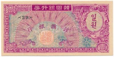 Dél-Korea DN(1953) 1H "29" T:UNC South Korea ND(1953) 1 Hwan "29" C:UNC Krause P#11