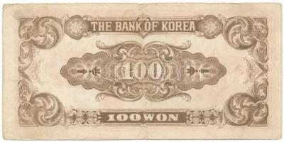 Dél-Korea 1950-1953. 100W "183" T:F,VG
South Korea 1950-1953. 100 Won "183" C:F...
