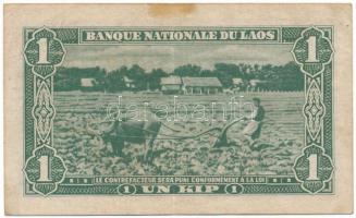 Laosz DN(1957-1962) 1K "5-B 017345" T:F, szép papír, folt
Laos ND(1957-1962) 1 Kip "...