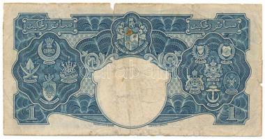 Malajzia / Malaja 1941. 1$ "VI. György", "E/39 099619" T:VG,G (nagyobb szakadáso...