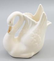 Hattyú alakú váza, hibátlan, m: 20 cm