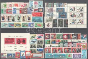 NDK 1966 83 klf bélyeg teljes sorokban + 1 blokk + 1 kisív