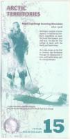 Sarkvidéki területek 2012. 15$ fantázia bankjegy "A5556" T:UNC
Arctic Territories 2012. 1...