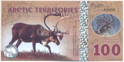 Sarkvidéki területek 2012. 100$ fantázia bankjegy "A5556" T:UNC Arctic Territories 2012. 100 Polar Dollars fantasy banknote "A5556" C:UNC