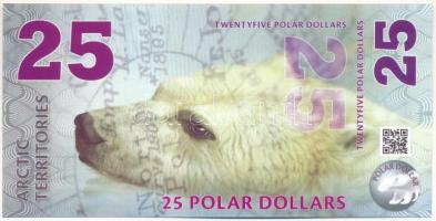 Sarkvidéki területek 2012. 25$ fantázia bankjegy "A5556" T:UNC
Arctic Territories 2012. 2...