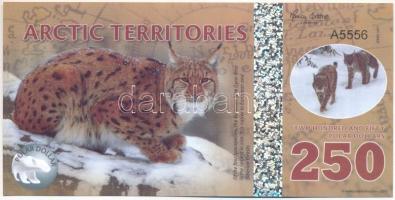 Sarkvidéki területek 2012. 250$ fantázia bankjegy "A5556" T:UNC Arctic Territories 2012. 250 Polar Dollars fantasy banknote "A5556" C:UNC