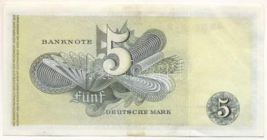 Német Szövetségi Köztársaság 1948. 5M "4S 540618" T:F szép papír
Federal Republic of Germ...