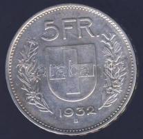 Svájc 1932. 5Fr Ag T:2 apró ph