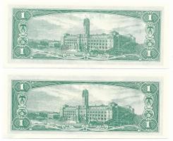 Tajwan 50(1961-1974) 1Y (2x) "R 461227 U + R 461240 U" T:AU
Taiwan 50(1961-1974) 1 Yuan (...