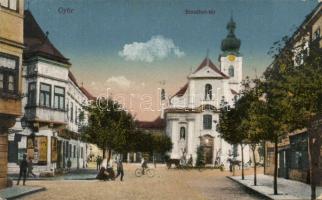 Győr Erzsébet tér kármelita templom