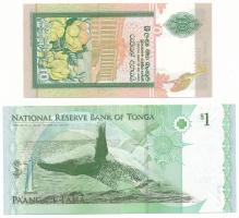 Srí Lanka 2004. 10R + Tonga 2009. 1P T:AU
Sri Lanka 2004. 10 Rupees + Tonga 2009. 1 Pa'anga C:...