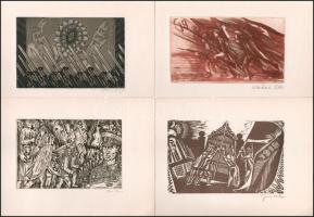 Tizenhat metszet. 1919-1979. Bp., Kisgrafika Barátok Köre, (Datorg-ny.), 16 t. Egy kivételével jelze...