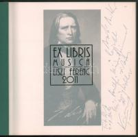 Ex libris Musica Liszt Ferenc 2011. Beazonosítandó autográf aláírásokkal! Szerk.: Modrián Vilmos. Ta...