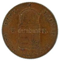 1849NB 3kr Cu technológiai hibás veret (enyhén elfordult hátlap, enyhe verőtő-repedés) T:XF,VF patin...