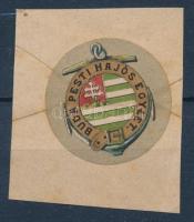 Buda Pesti Hajós Egylet levélzáró kb 1870