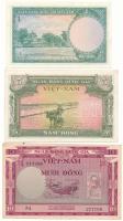 Vietnam / Dél-Vietnam 1955. 1D + 5D + 10D T:AU,XF
Vietnam / South Vietnam 1955. 1 Dong + 5 Dong + 1...