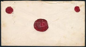 1873 Réznyomat 15kr ajánlott levélen "POZSONY"