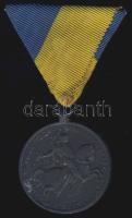 1941. "Délvidék visszafoglalása-Hunyadi" fém emlékérem szalaggal T:2