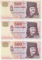2006. 500Ft "A forradalom 50. évfordulója 1956. október 23." (3x) "EC" T:UNC,AU Adamo F54E