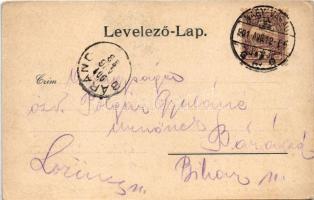 1901 Nagyvárad, Oradea; Magyar királyi honvéd huszár laktanya. Helyfi László kiadása / K.u.k. hussar...