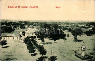 1913 Újszentanna, Santana; látkép, Izraelita imaház, zsinagóga. W. L. Bp. / general view, synagogue (r)