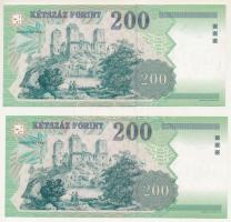 1998. 200Ft "FD" + 200Ft "FF" T:AU,XF