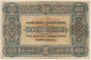 1920. 1000K "Orell Füssli Zürich" nyomdahely-jelöléssel, "B 05 278027" sorszámma...